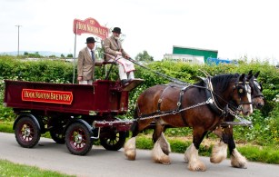 Dray at Bretforton Brewer's dray