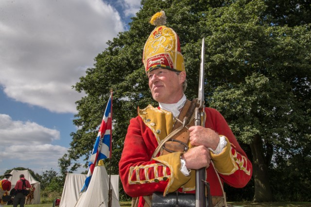 An 18th century Grenadier in full rig
