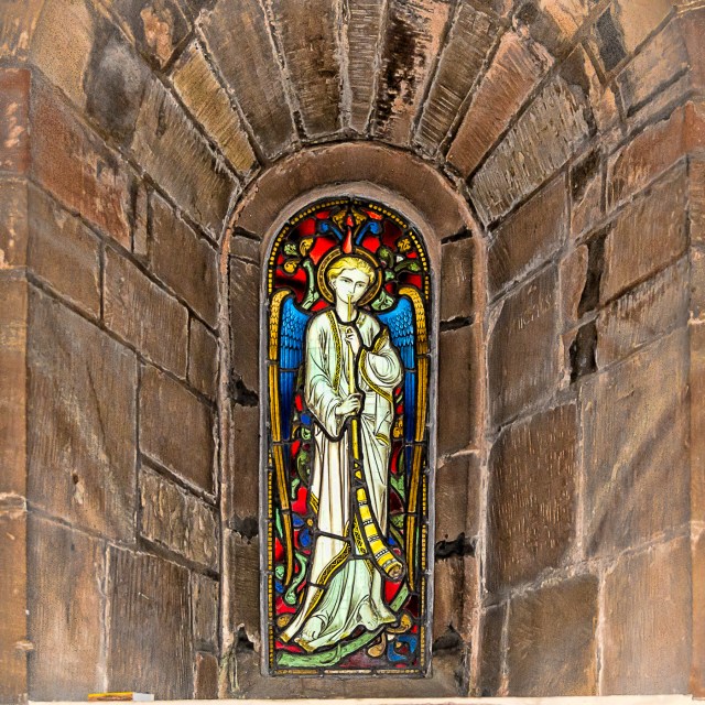 stained glass window