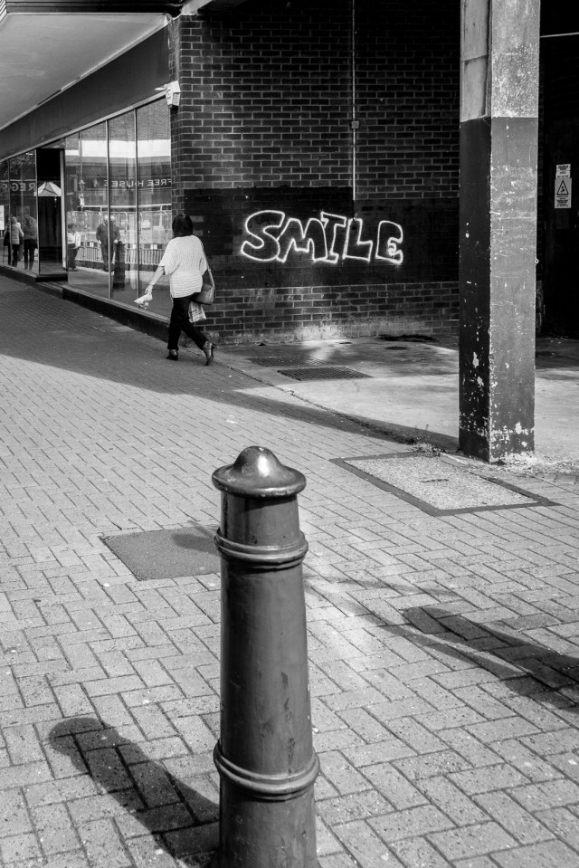 Smile graffiti
