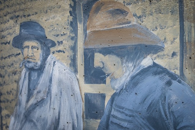 Painting of fishermen